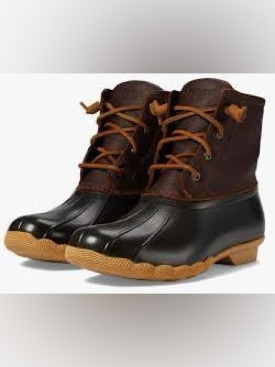 Sperry Shoes - Sperry Classic Brown and Black Duck Boots